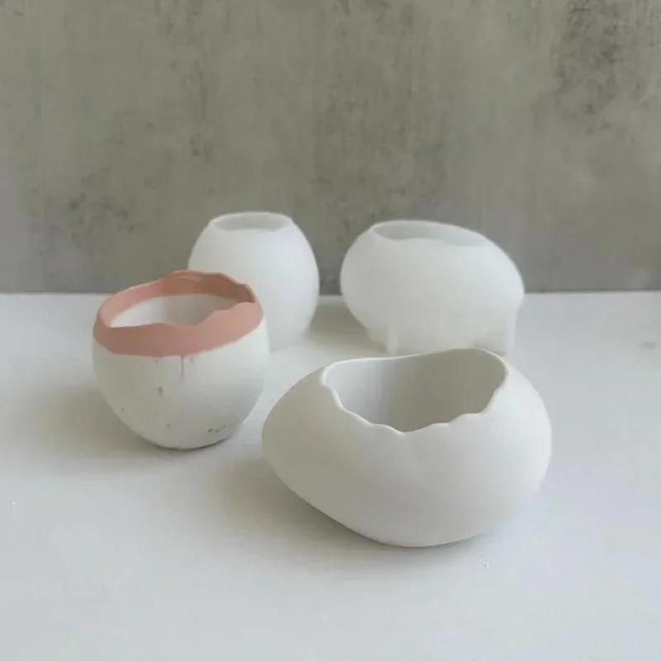 Plaster Handmade Mold Egg-shap - Echeveria Succulent avaliação e preço