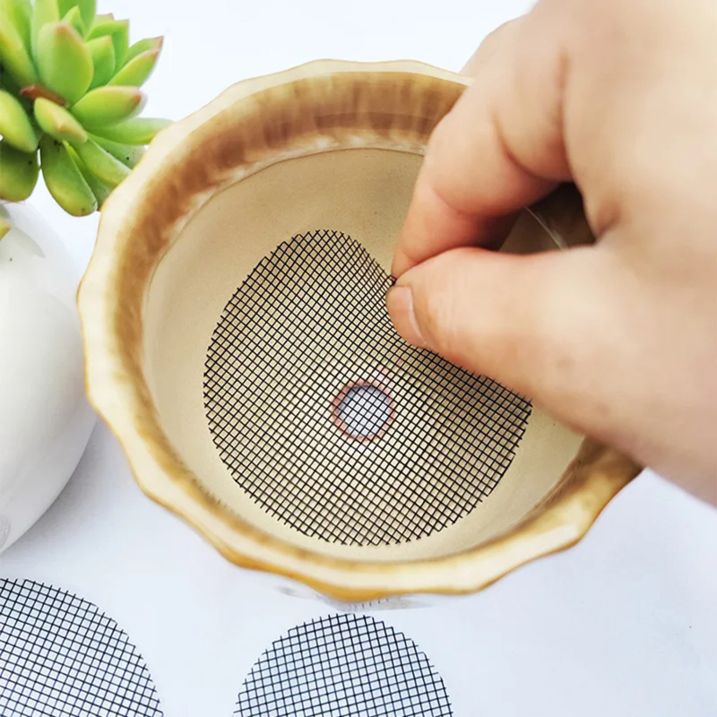 Pot Hole Mesh Pad Mat Grid Rou - Pilea Peperomioides avaliação e preço