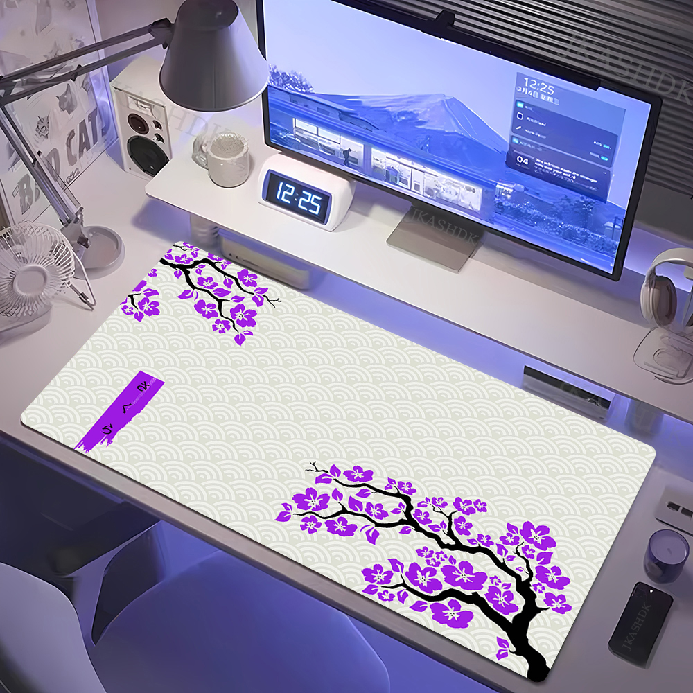 Large Gaming Mousepads Sakura  - Tradescantia Purple avaliação e preço