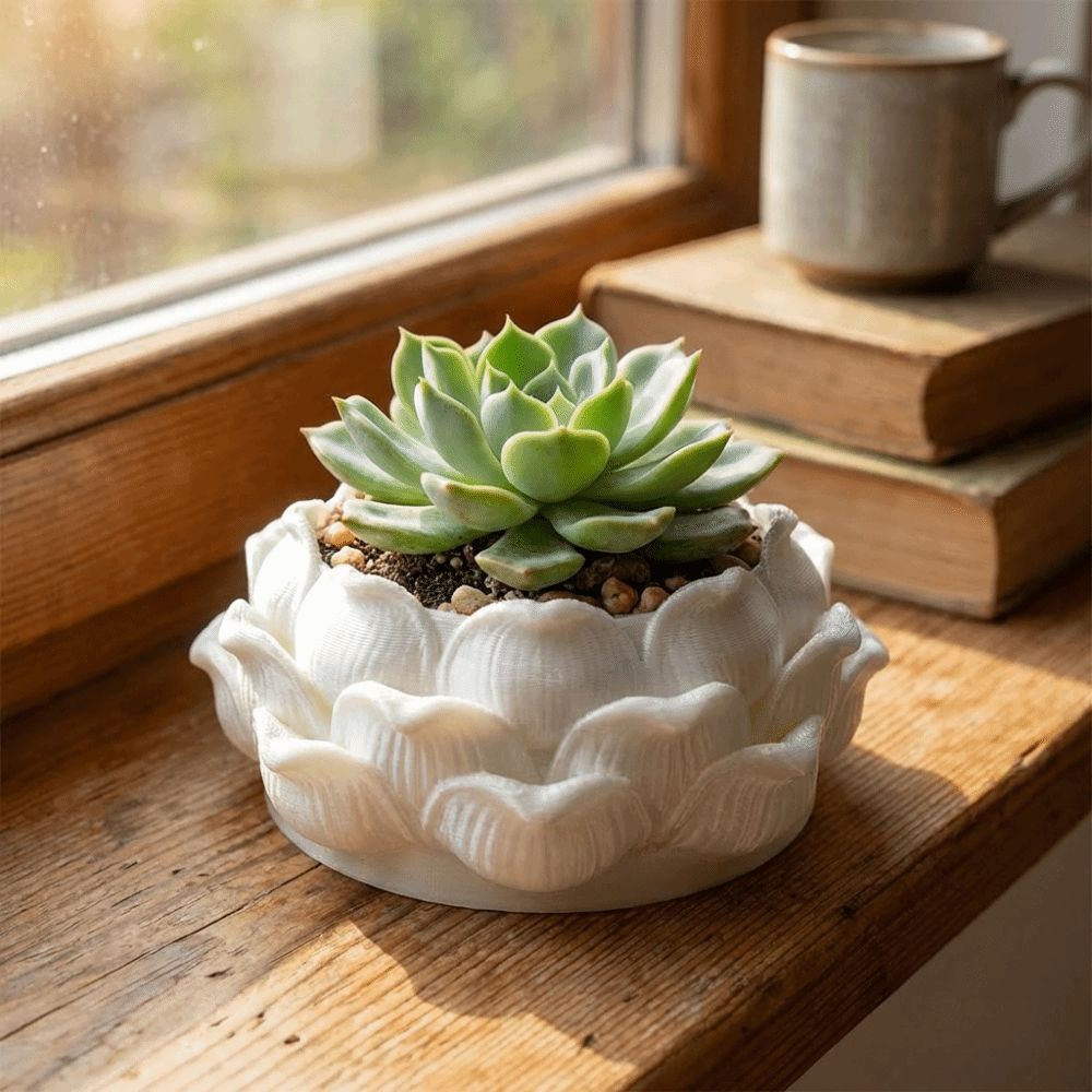 Lotus Shaped Succulent Plant P - Echeveria Succulent avaliação e preço