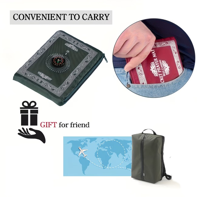 Portable Prayer Rug Waterproof - Maranta Prayer Plant avaliação e preço