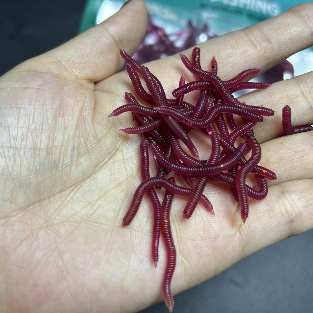 100-200pcs Soft Lure Bass Brea - Aglaonema Red avaliação e preço