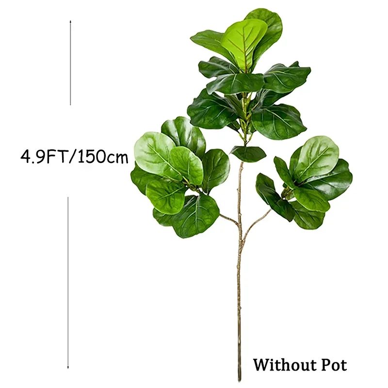 2-4.9FT Large Artificial Ficus - Ficus Lyrata Tree avaliação e preço