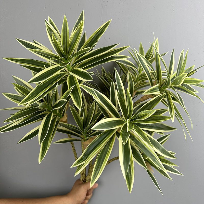 Simulated Green Plants 3 Heads - Dracaena Marginata avaliação e preço