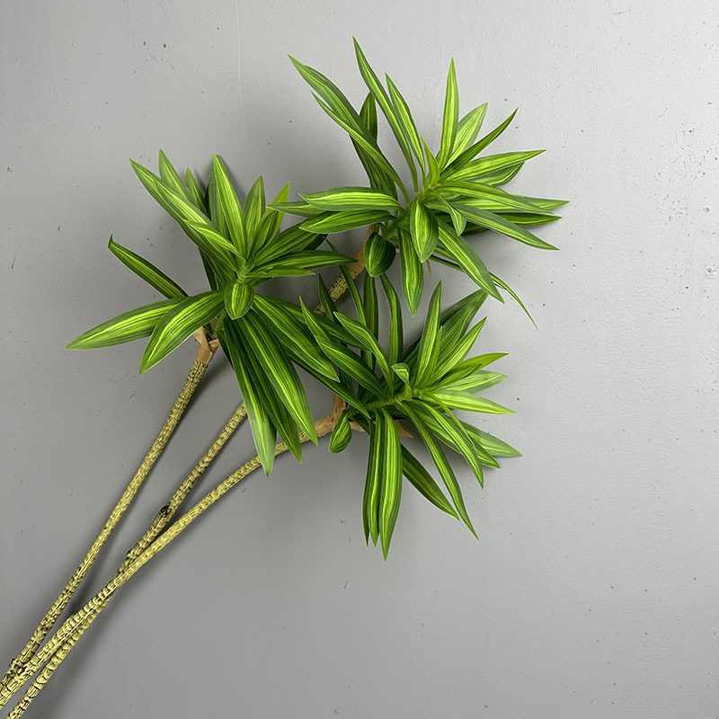 Simulated Green Plants 3 Heads - Dracaena Marginata avaliação e preço